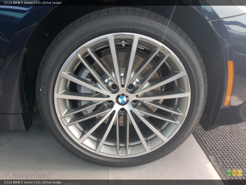 2019 BMW 5 Series 530i xDrive Sedan Wheel and Tire Photo #129155478
