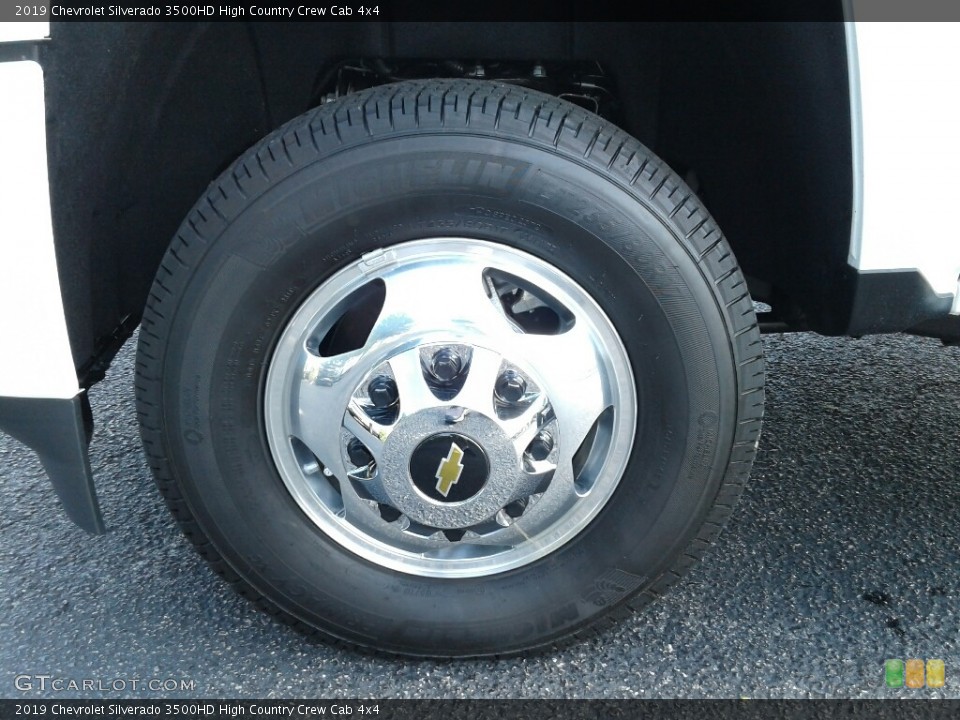 2019 Chevrolet Silverado 3500HD High Country Crew Cab 4x4 Wheel and Tire Photo #129158634