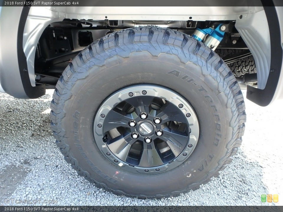 2018 Ford F150 SVT Raptor SuperCab 4x4 Wheel and Tire Photo #129167106