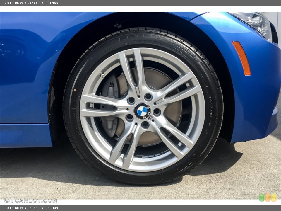 2018 BMW 3 Series 330i Sedan Wheel and Tire Photo #129223645
