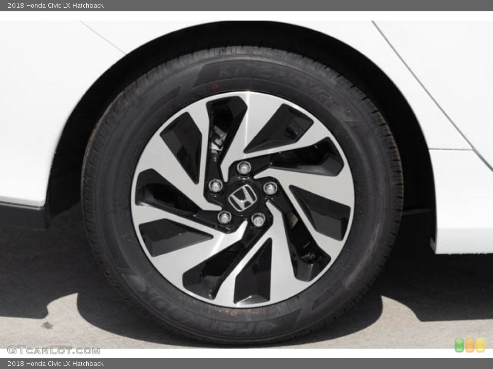2018 Honda Civic LX Hatchback Wheel and Tire Photo #129226210