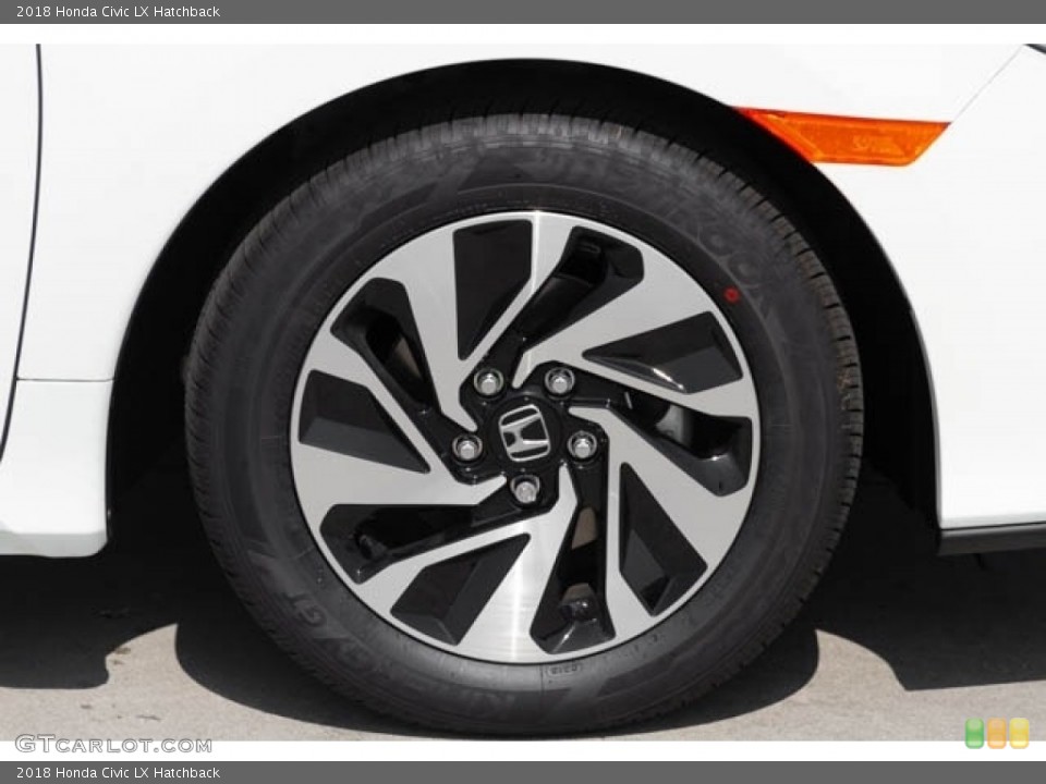 2018 Honda Civic LX Hatchback Wheel and Tire Photo #129226225