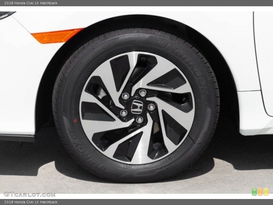 2018 Honda Civic LX Hatchback Wheel and Tire Photo #129226255