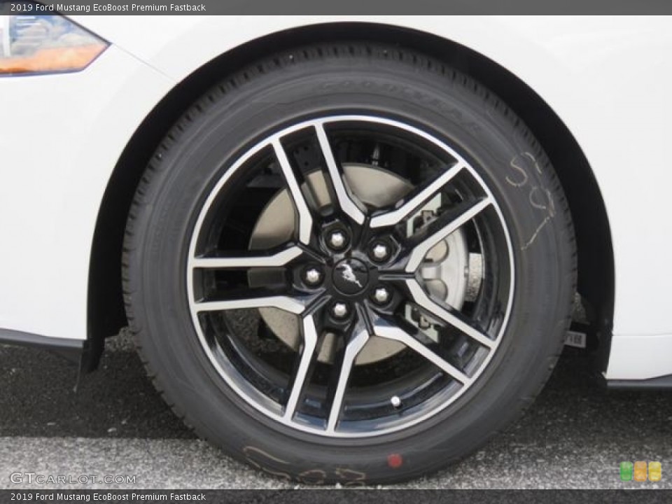 2019 Ford Mustang EcoBoost Premium Fastback Wheel and Tire Photo #129228289