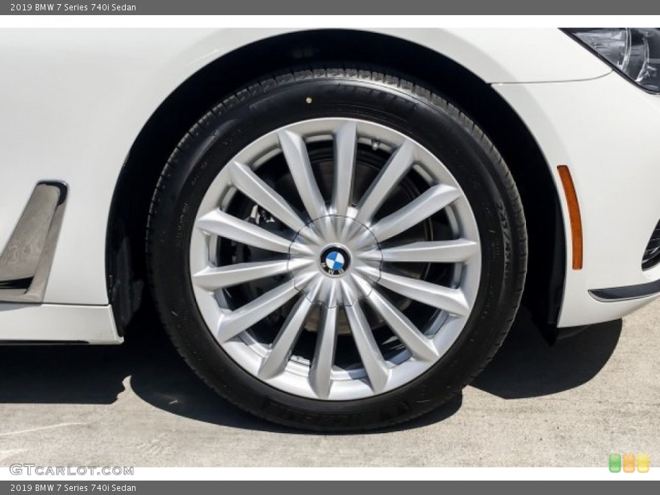 2019 BMW 7 Series 740i Sedan Wheel and Tire Photo #129274911