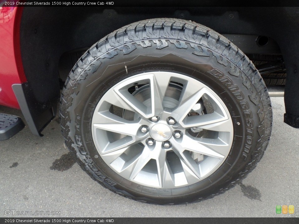 2019 Chevrolet Silverado 1500 High Country Crew Cab 4WD Wheel and Tire Photo #129275142
