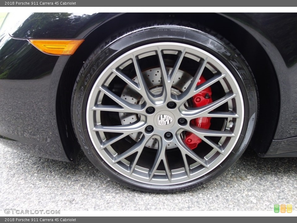 2018 Porsche 911 Carrera 4S Cabriolet Wheel and Tire Photo #129284401