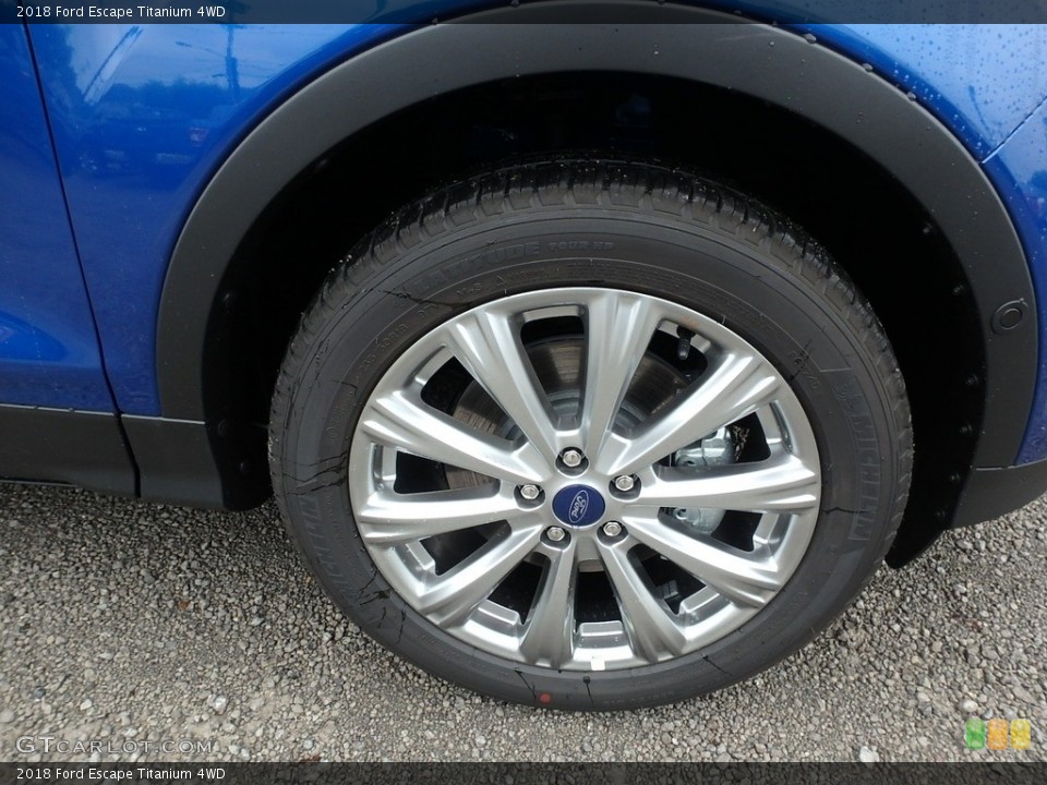 2018 Ford Escape Titanium 4WD Wheel and Tire Photo #129315894