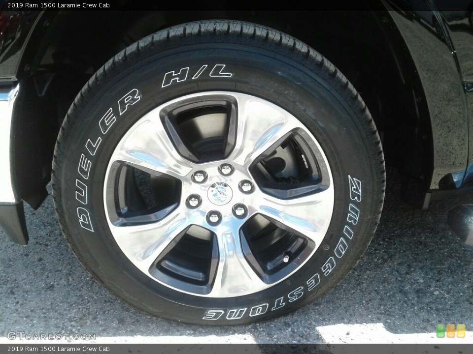 2019 Ram 1500 Laramie Crew Cab Wheel and Tire Photo #129335104