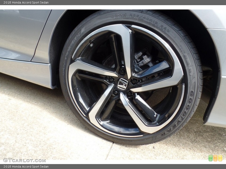 2018 Honda Accord Sport Sedan Wheel and Tire Photo #129335689