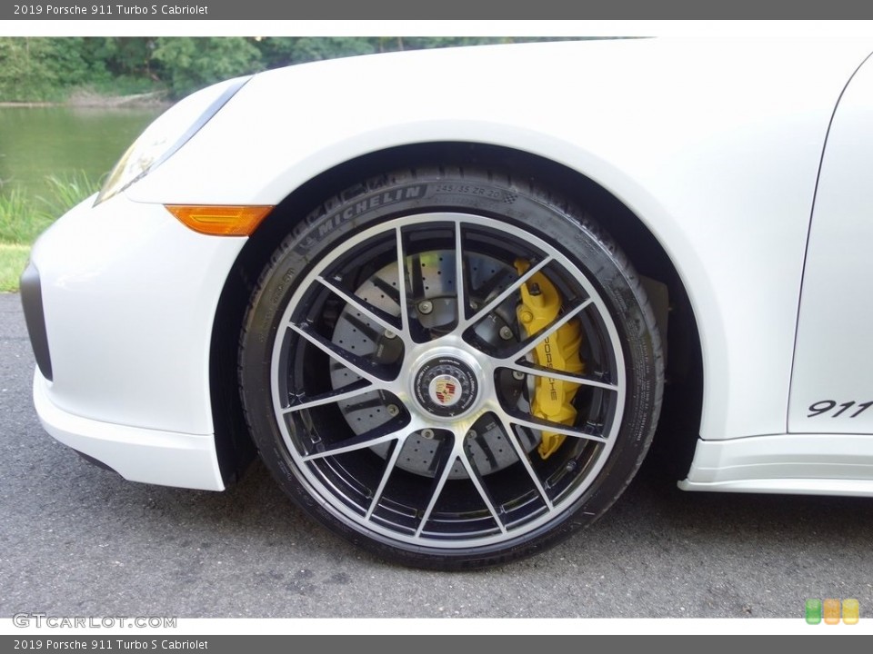 2019 Porsche 911 Turbo S Cabriolet Wheel and Tire Photo #129336501