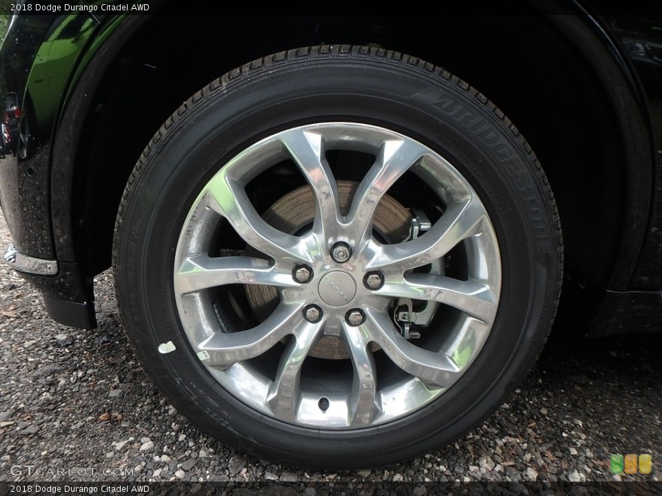 2018 Dodge Durango Citadel AWD Wheel and Tire Photo #129381122