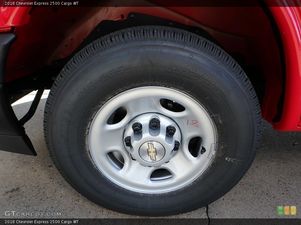 2018 Chevrolet Express 2500 Cargo WT Wheel and Tire Photo #129396908