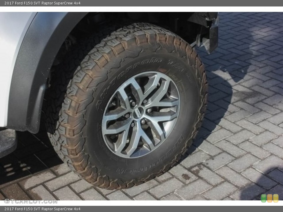 2017 Ford F150 SVT Raptor SuperCrew 4x4 Wheel and Tire Photo #129400841