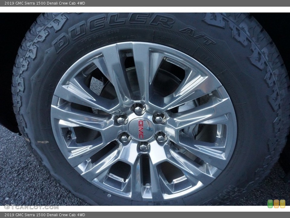 2019 GMC Sierra 1500 Denali Crew Cab 4WD Wheel and Tire Photo #129435435