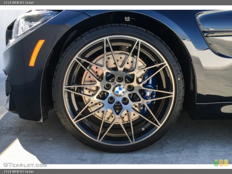 2018 BMW M3 Sedan Wheel and Tire Photo #129482105