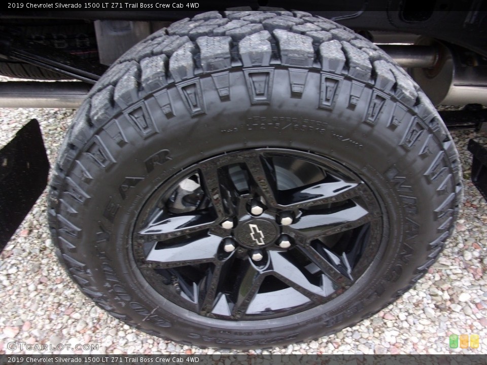 2019 Chevrolet Silverado 1500 LT Z71 Trail Boss Crew Cab 4WD Wheel and Tire Photo #129509361