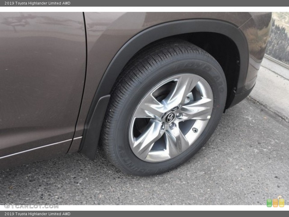 2019 Toyota Highlander Limited AWD Wheel and Tire Photo #129527009