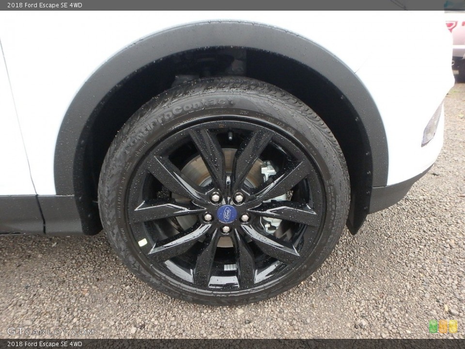 2018 Ford Escape SE 4WD Wheel and Tire Photo #129573087