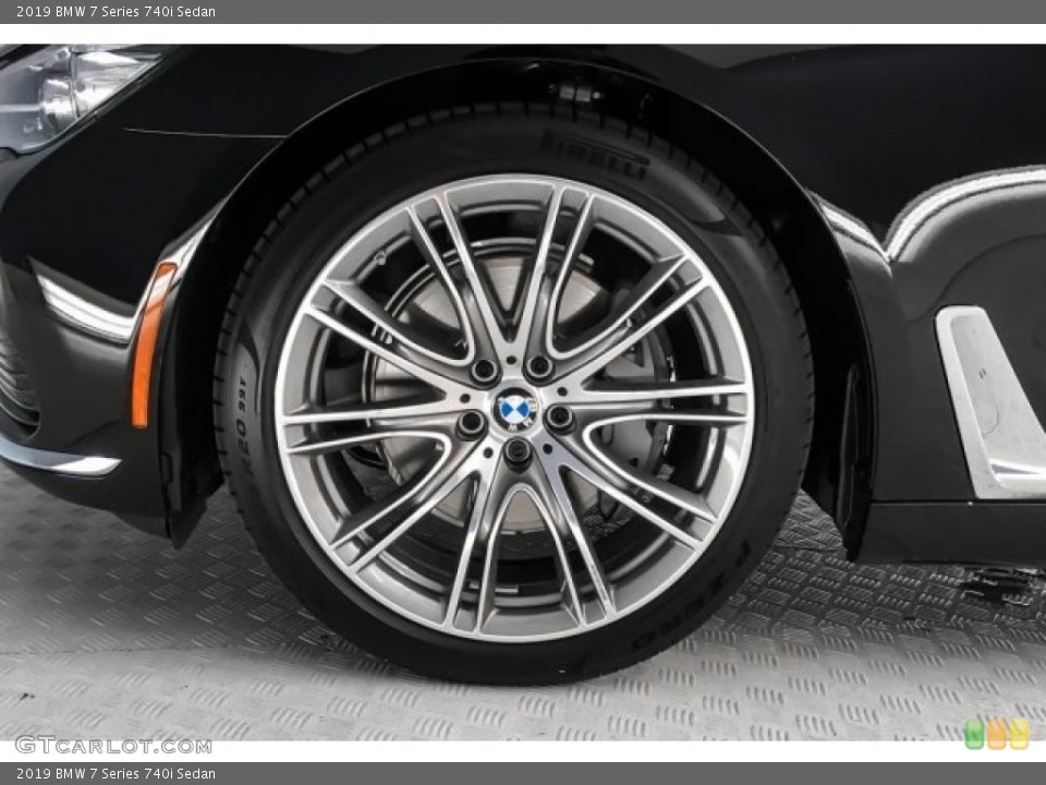 2019 BMW 7 Series 740i Sedan Wheel and Tire Photo #129614419