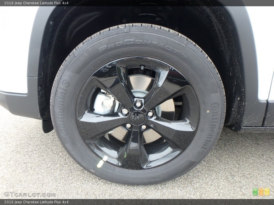 2019 Jeep Cherokee Latitude Plus 4x4 Wheel and Tire Photo #129616712