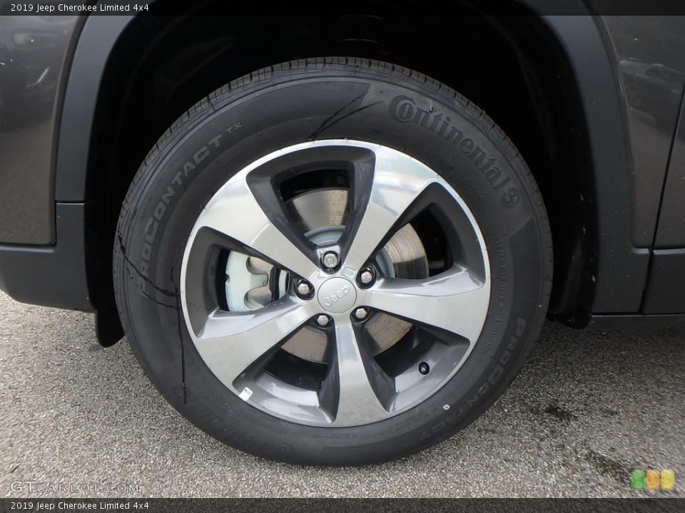 2019 Jeep Cherokee Limited 4x4 Wheel and Tire Photo #129617180