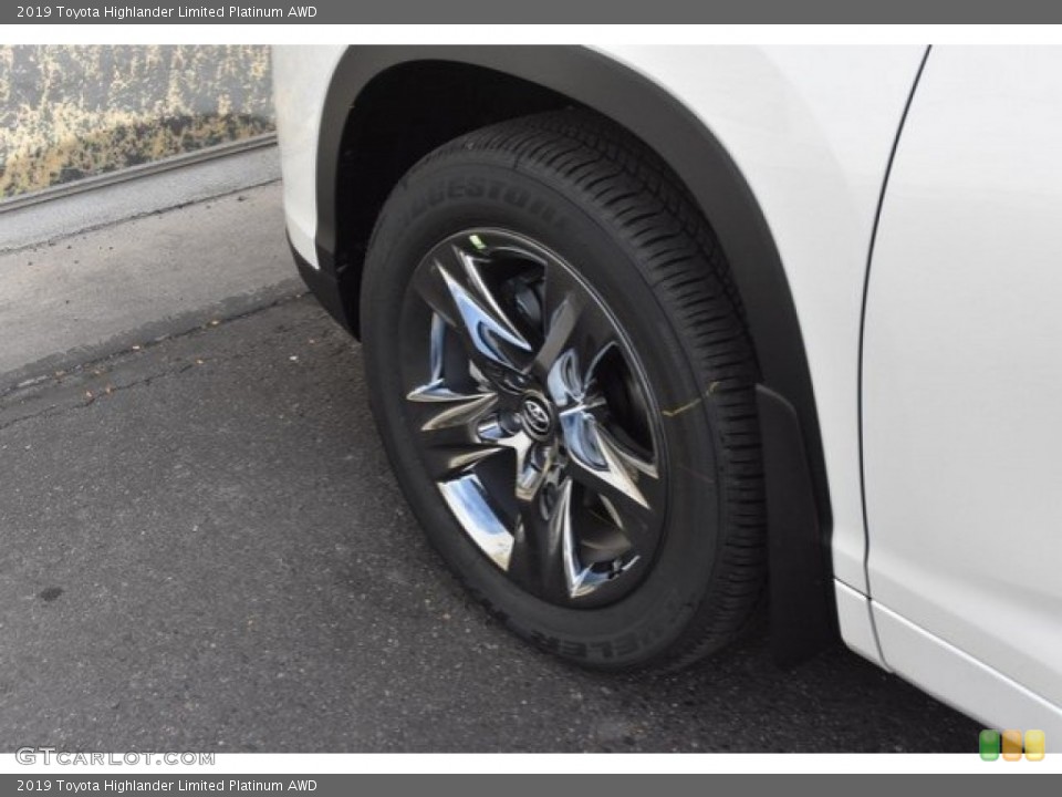 2019 Toyota Highlander Limited Platinum AWD Wheel and Tire Photo #129618890