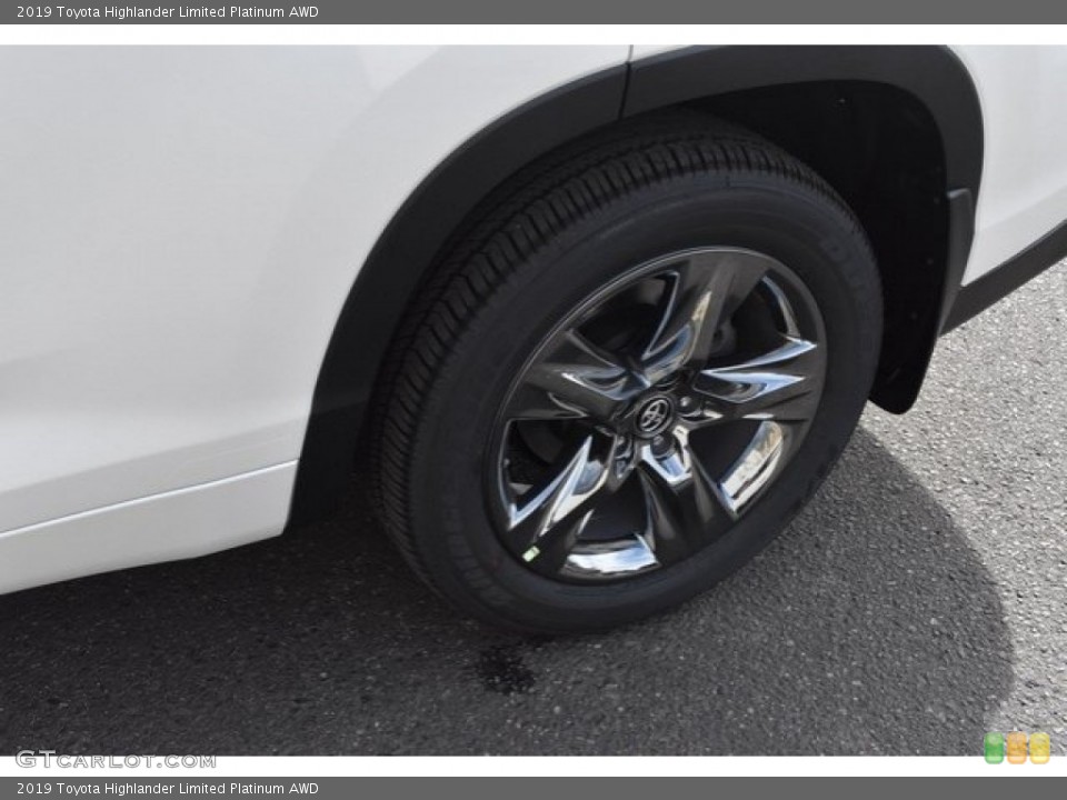 2019 Toyota Highlander Limited Platinum AWD Wheel and Tire Photo #129618899