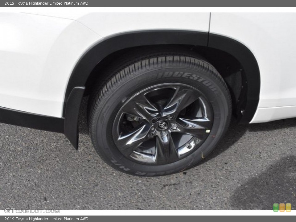 2019 Toyota Highlander Limited Platinum AWD Wheel and Tire Photo #129618926