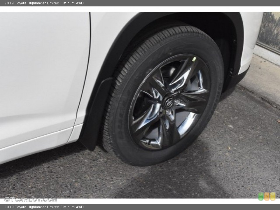 2019 Toyota Highlander Limited Platinum AWD Wheel and Tire Photo #129618950