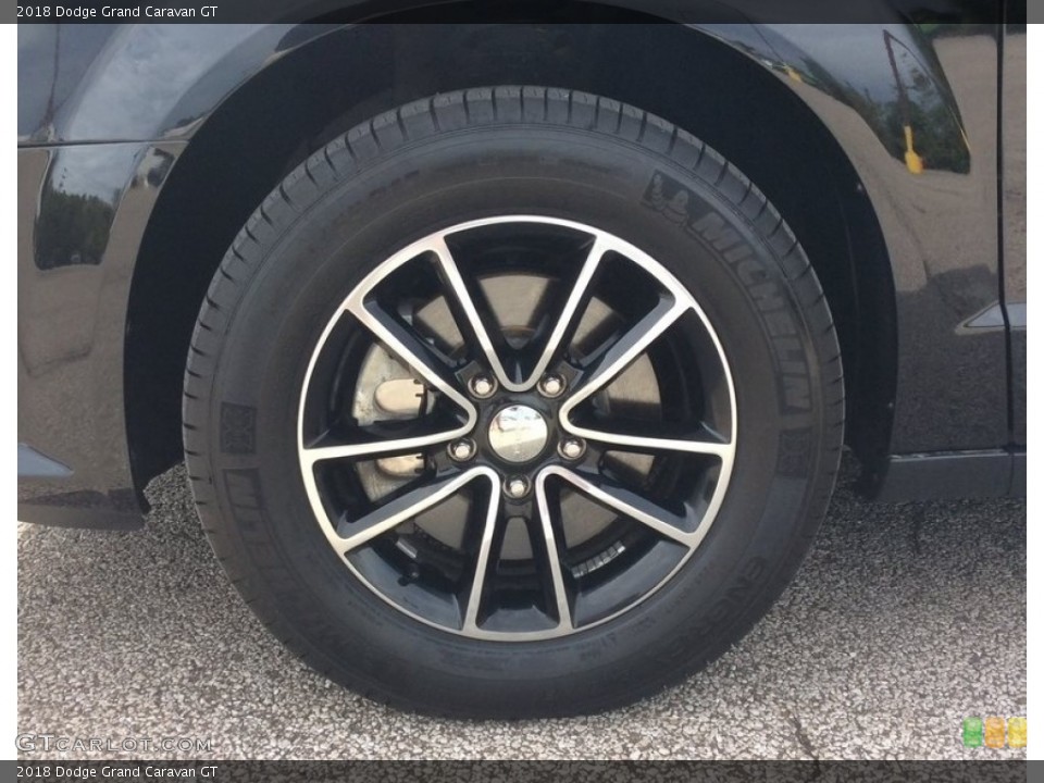 2018 Dodge Grand Caravan GT Wheel and Tire Photo #129622733