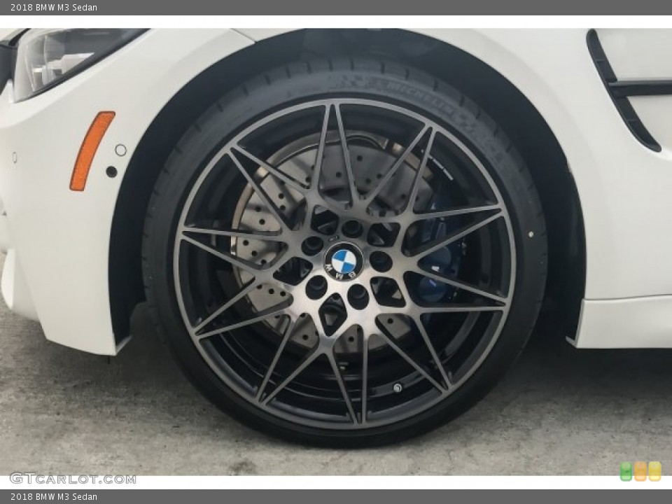 2018 BMW M3 Sedan Wheel and Tire Photo #129623966