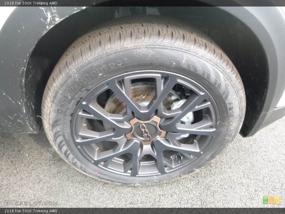 2018 Fiat 500X Trekking AWD Wheel and Tire Photo #129629249