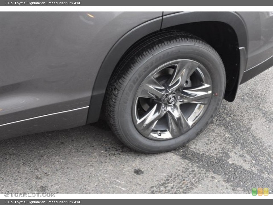 2019 Toyota Highlander Limited Platinum AWD Wheel and Tire Photo #129656533