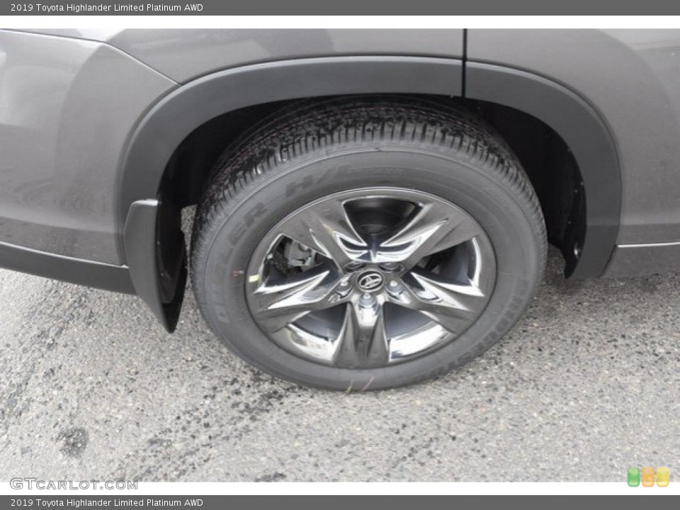 2019 Toyota Highlander Limited Platinum AWD Wheel and Tire Photo #129656554