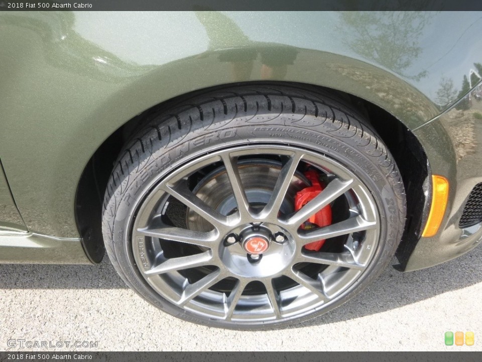 2018 Fiat 500 Abarth Cabrio Wheel and Tire Photo #129690428