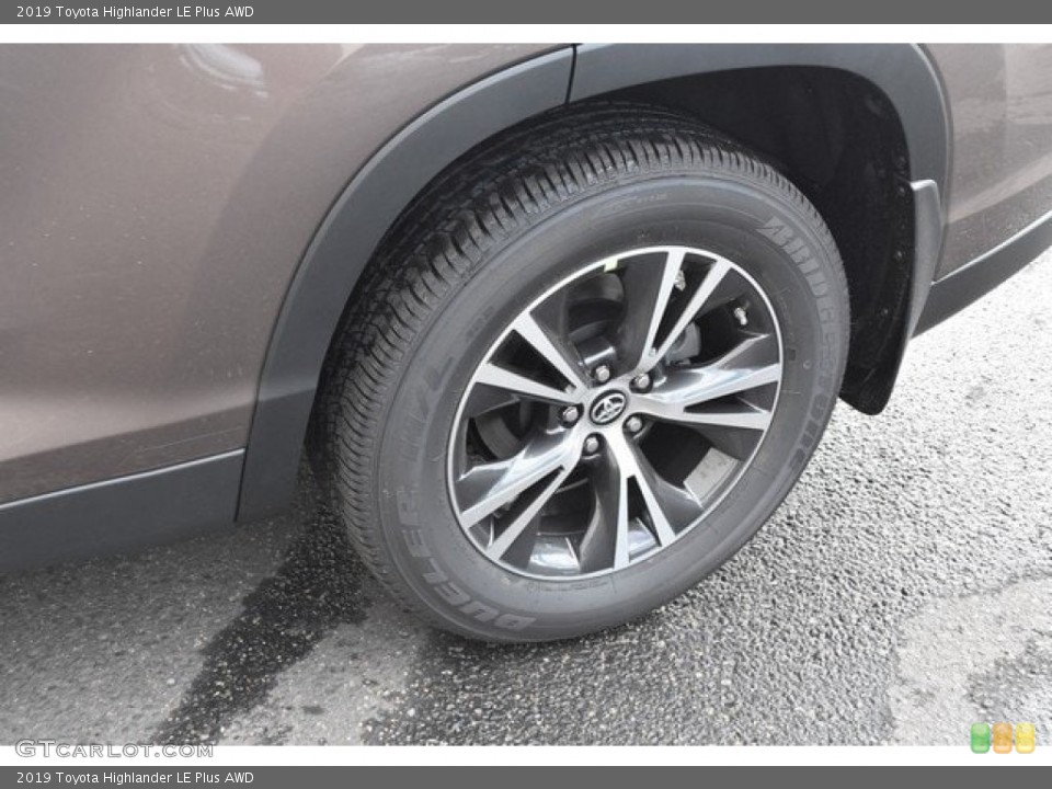 2019 Toyota Highlander LE Plus AWD Wheel and Tire Photo #129734803