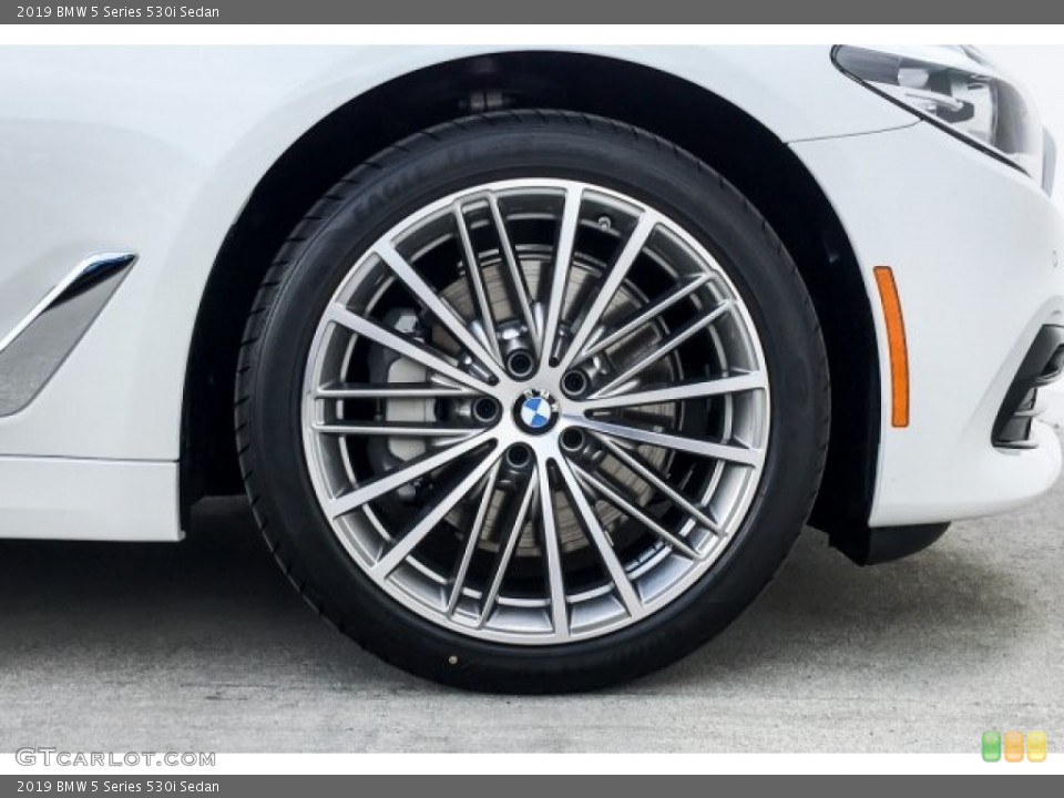 2019 BMW 5 Series 530i Sedan Wheel and Tire Photo #129763748