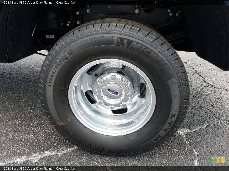 2019 Ford F350 Super Duty Platinum Crew Cab 4x4 Wheel and Tire Photo #129771024