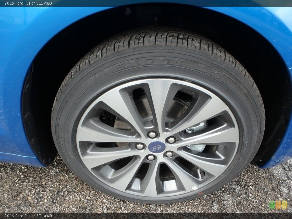 2019 Ford Fusion SEL AWD Wheel and Tire Photo #129772521