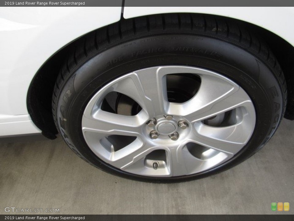 2019 Land Rover Range Rover Supercharged Wheel and Tire Photo #129790723