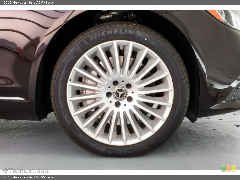 2018 Mercedes-Benz S 560 Sedan Wheel and Tire Photo #129800720