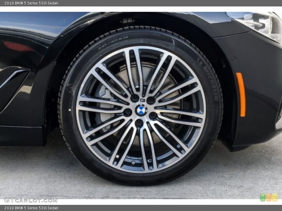 2019 BMW 5 Series 530i Sedan Wheel and Tire Photo #129806246