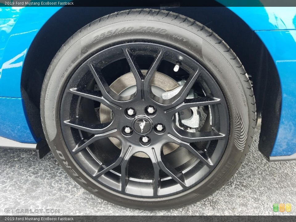 2019 Ford Mustang EcoBoost Fastback Wheel and Tire Photo #129809147