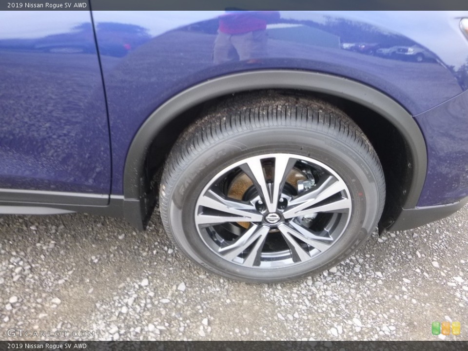 2019 Nissan Rogue SV AWD Wheel and Tire Photo #129812210