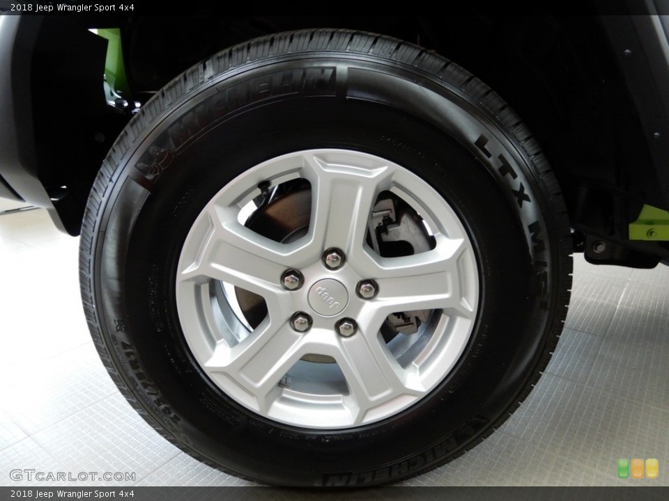 2018 Jeep Wrangler Sport 4x4 Wheel and Tire Photo #129827836