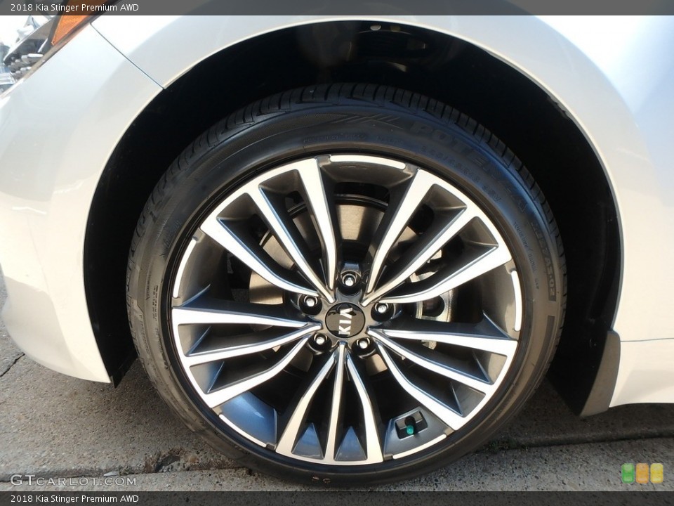 2018 Kia Stinger Premium AWD Wheel and Tire Photo #129842742