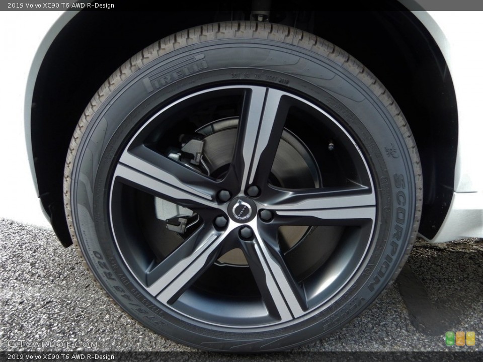 2019 Volvo XC90 T6 AWD R-Design Wheel and Tire Photo #129868390