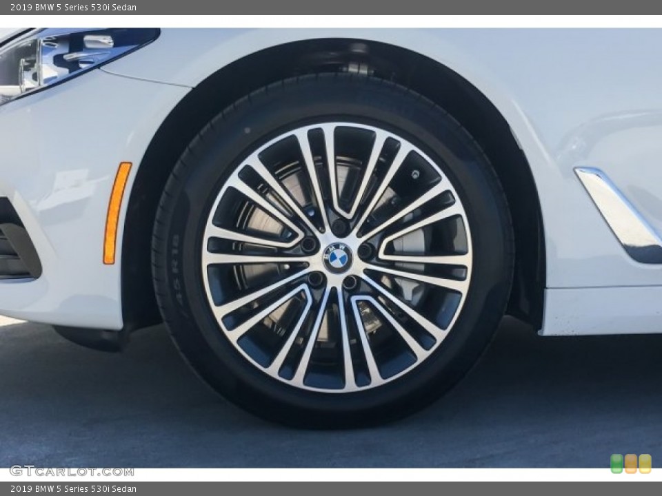 2019 BMW 5 Series 530i Sedan Wheel and Tire Photo #129895444