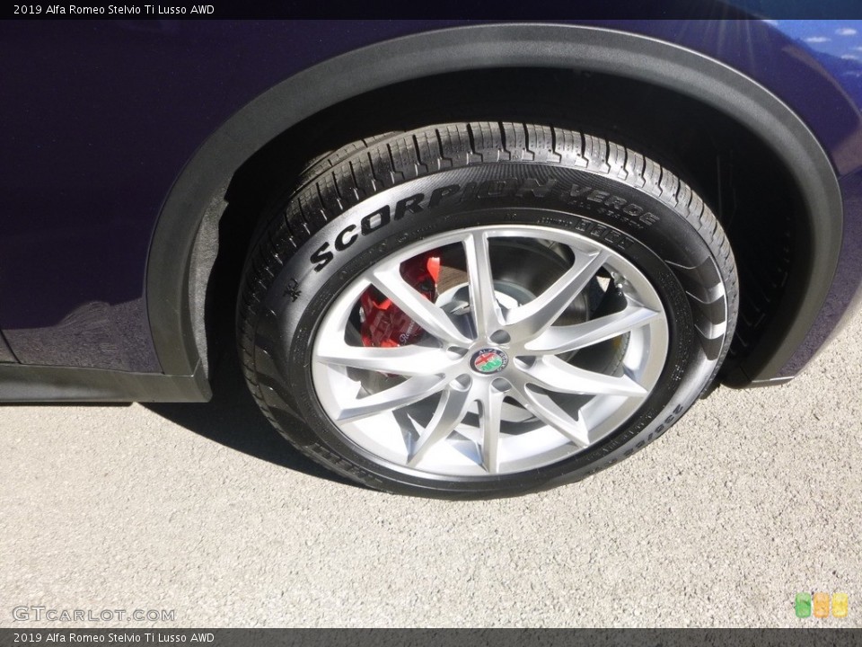 2019 Alfa Romeo Stelvio Ti Lusso AWD Wheel and Tire Photo #129974410